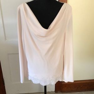 Night Way Collections vintage top with embellished hemline. Ptp 23 size XL